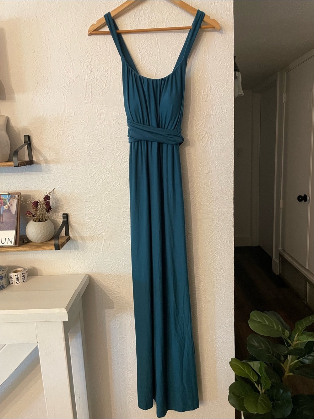 Soma Teal Sleeveless Maxi Dress